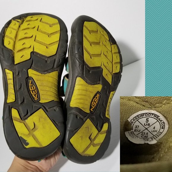 KEEN Blue Strappy Bungee Waterproof Sandals - Picture 8 of 8